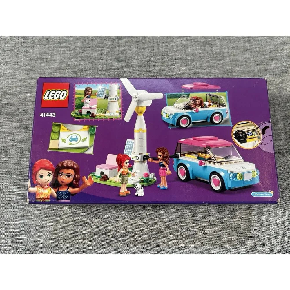 LEGO Friends Olivia's Electric Car 41443 Building Toy 183 Pieces Olivia Mia NIB